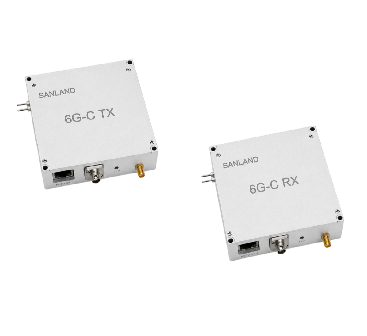 SANLAND RFoF-C 6GHz remote-controlled RF over Fiber transmitter and receiver